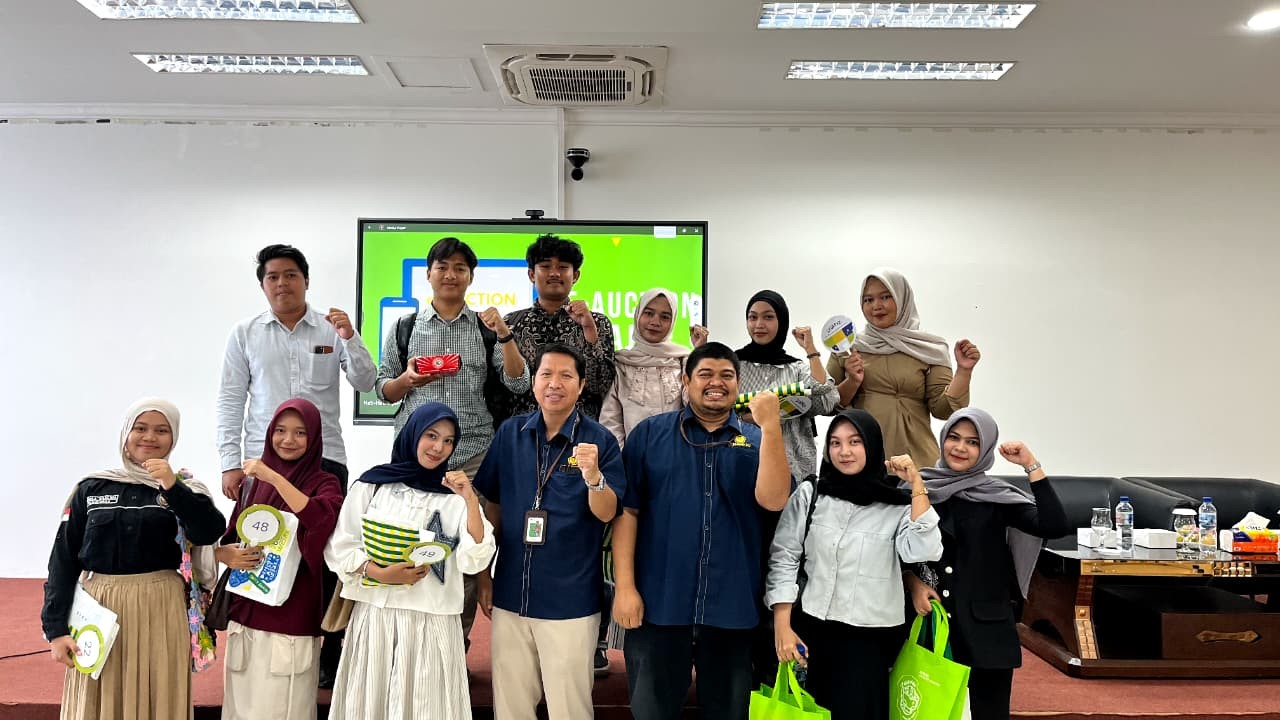 DJKN Goes to Campus: Mahasiswa FEB Unimal Antusias Ikuti Auction Challenge